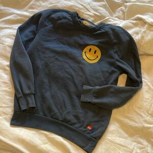 Navy Aviator Nation Smiley Sweatshirt